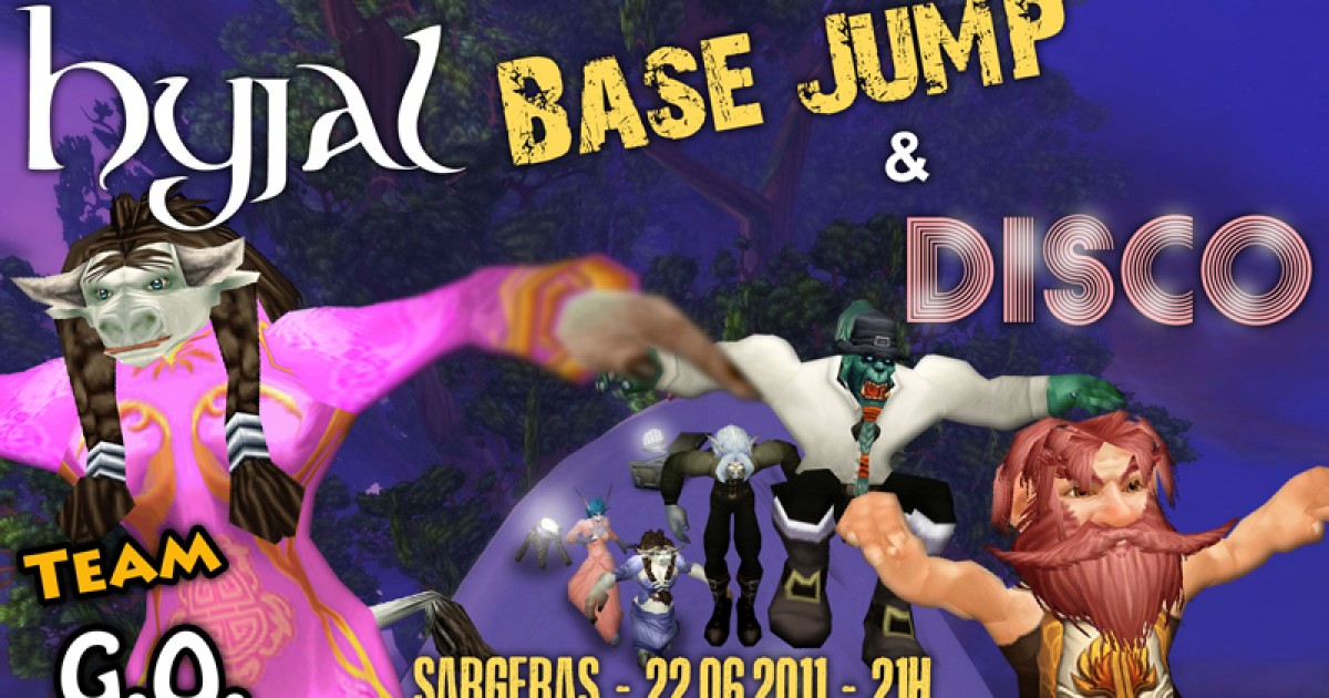Base jump et soirée disco